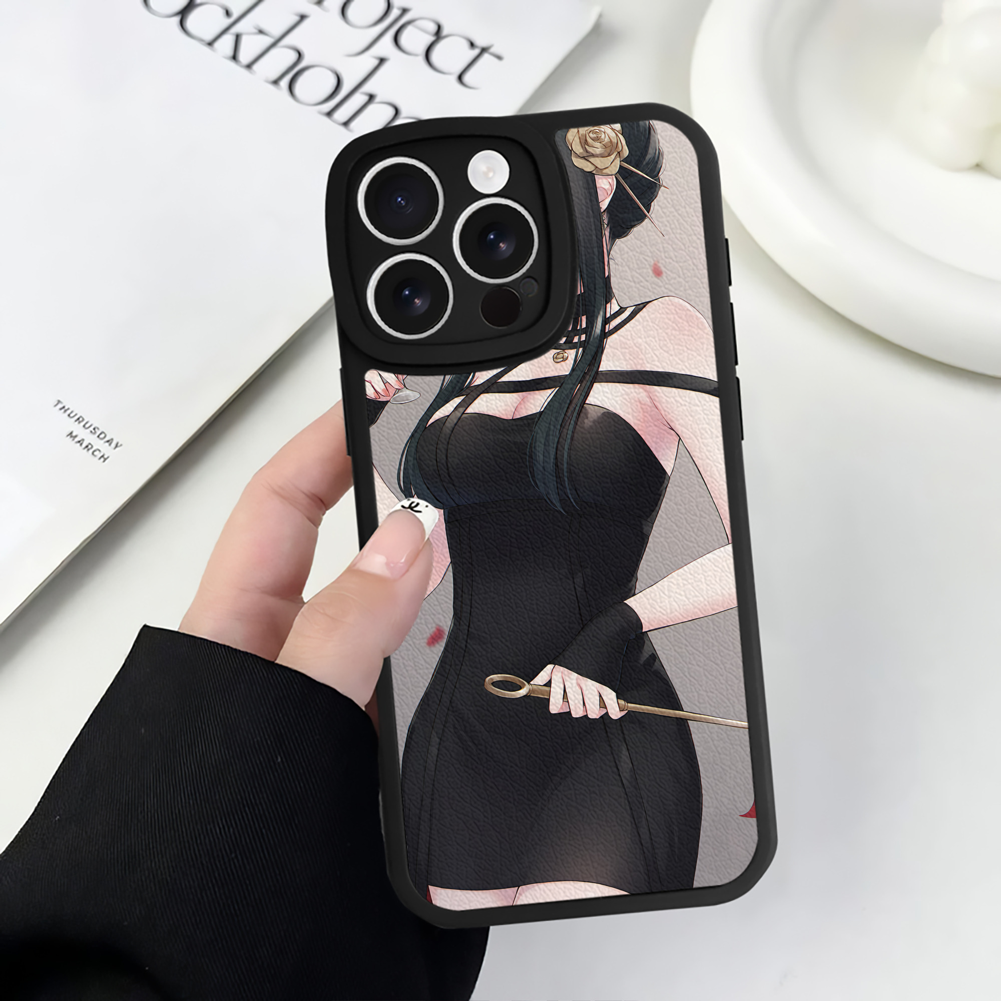 （画像用） SPY×FAMILY间谍家家酒 【iPhone 16シリーズ対応】シリコンスマホケース（レザー調） 材質：シリコン